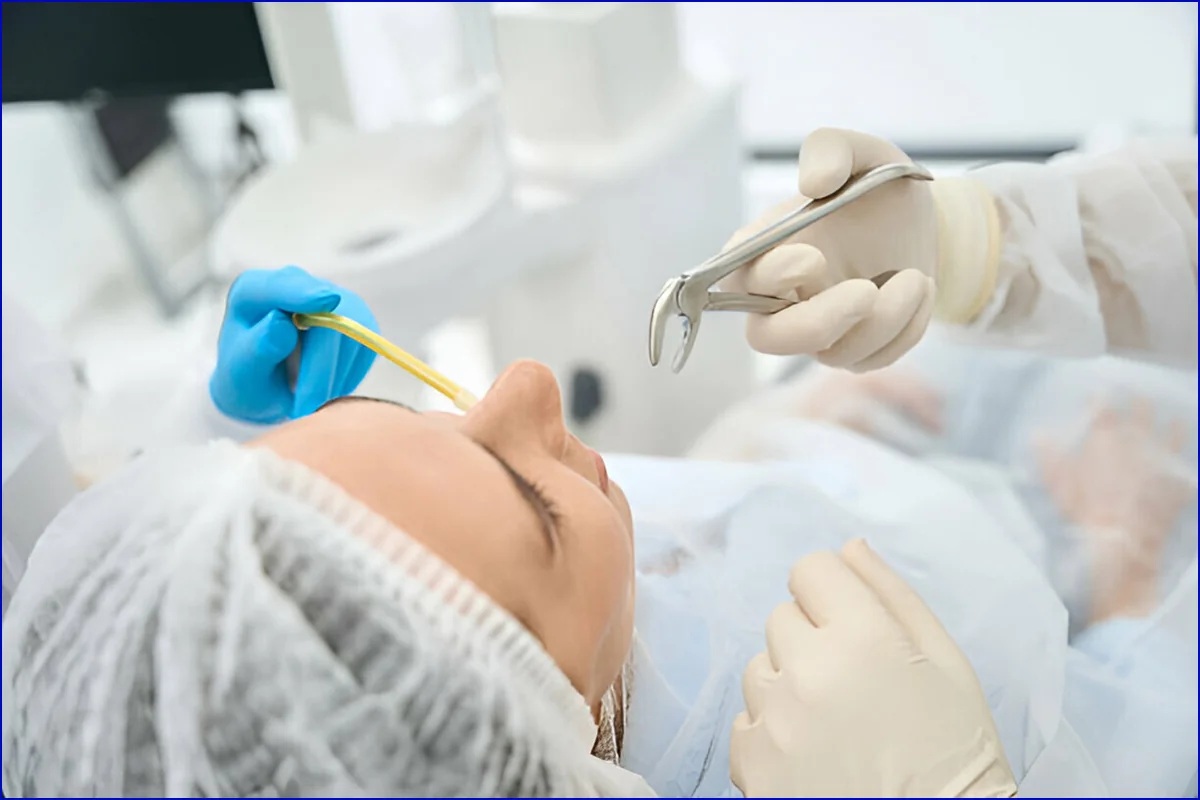 Extraction treatment photo 1